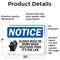 Signmission 7 in Height, 10 in Width, Vinyl Decal, Rectangle OS-2PACK-NS-D-710-L-13117 - alternate 5